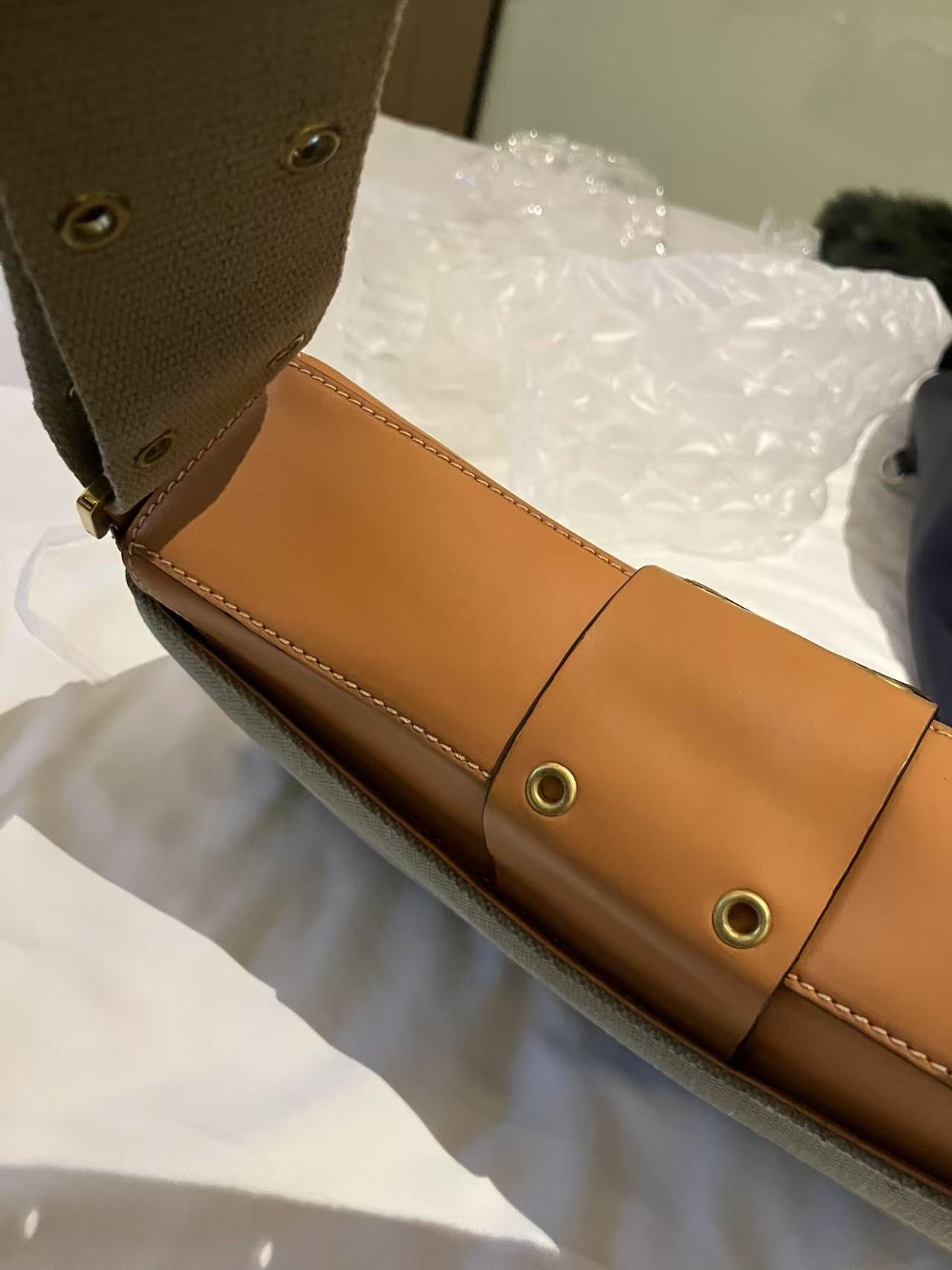 Dior Punk Canvas Shoulder Bag