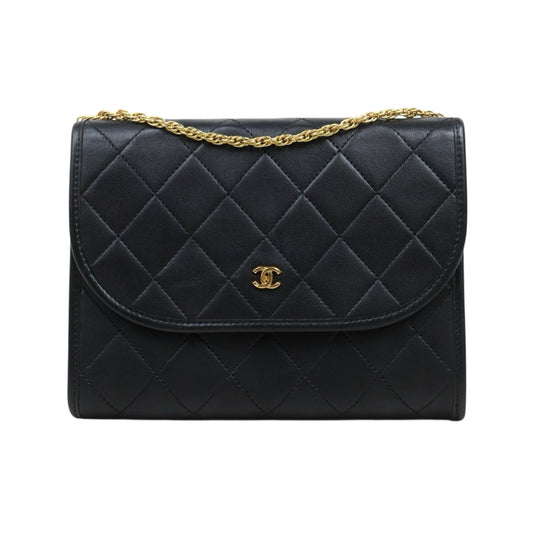 Very Good ( Rank A)｜ CHANEL Mini Coco Mark  Lambskin Matrasse Chain Shoulder Bag ｜25082903