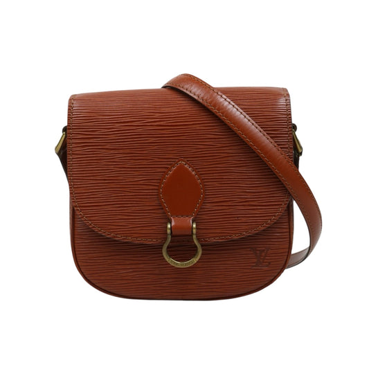 Good ( Rank AB)｜ LV Epi Saint Cloud PM Shoulder Bag Caramel｜V25102805