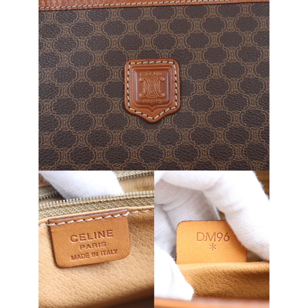 Rank A｜ CELINE Macadam Clutch Bag With Strap ｜V23092818