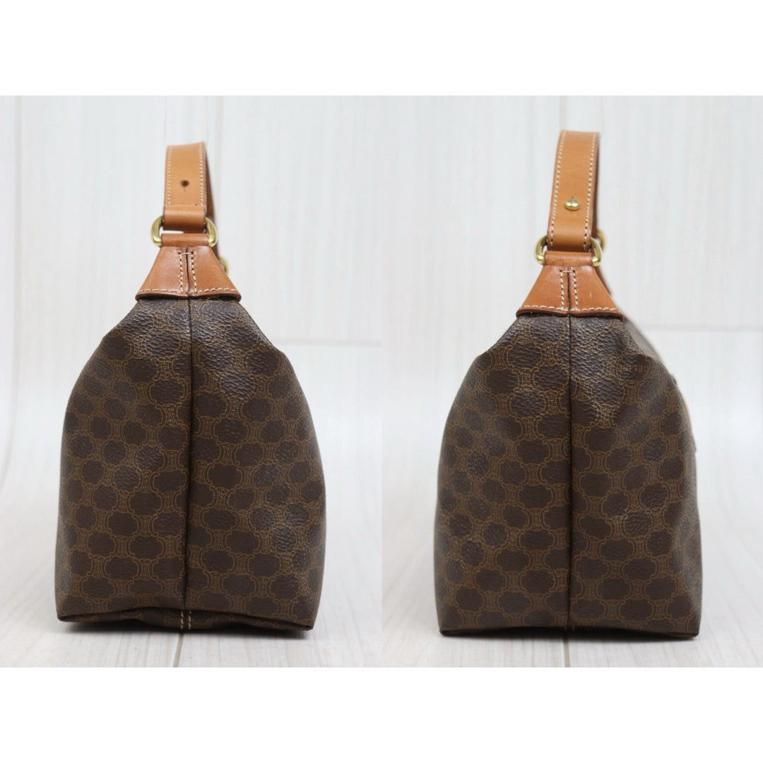 Include Entrupy Certificate of Authenticity｜Very Good ( Rank A)｜ CELINE Macadam Walking Handbag ｜26061808