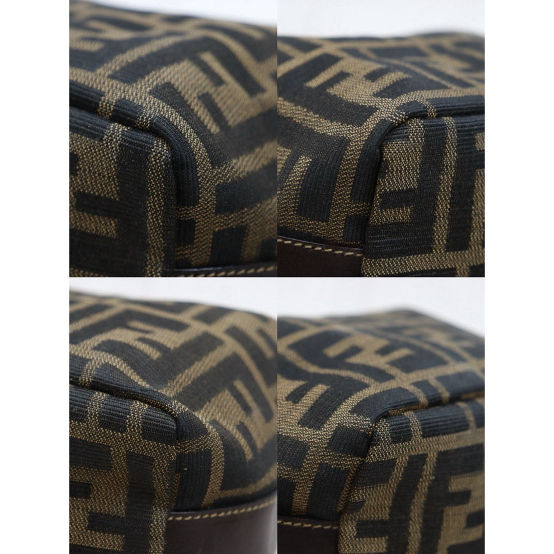 Include Entrupy Certificate of Authenticity｜Good ( Rank AB)｜ FENDI PM Zucca Handbag ｜26082106