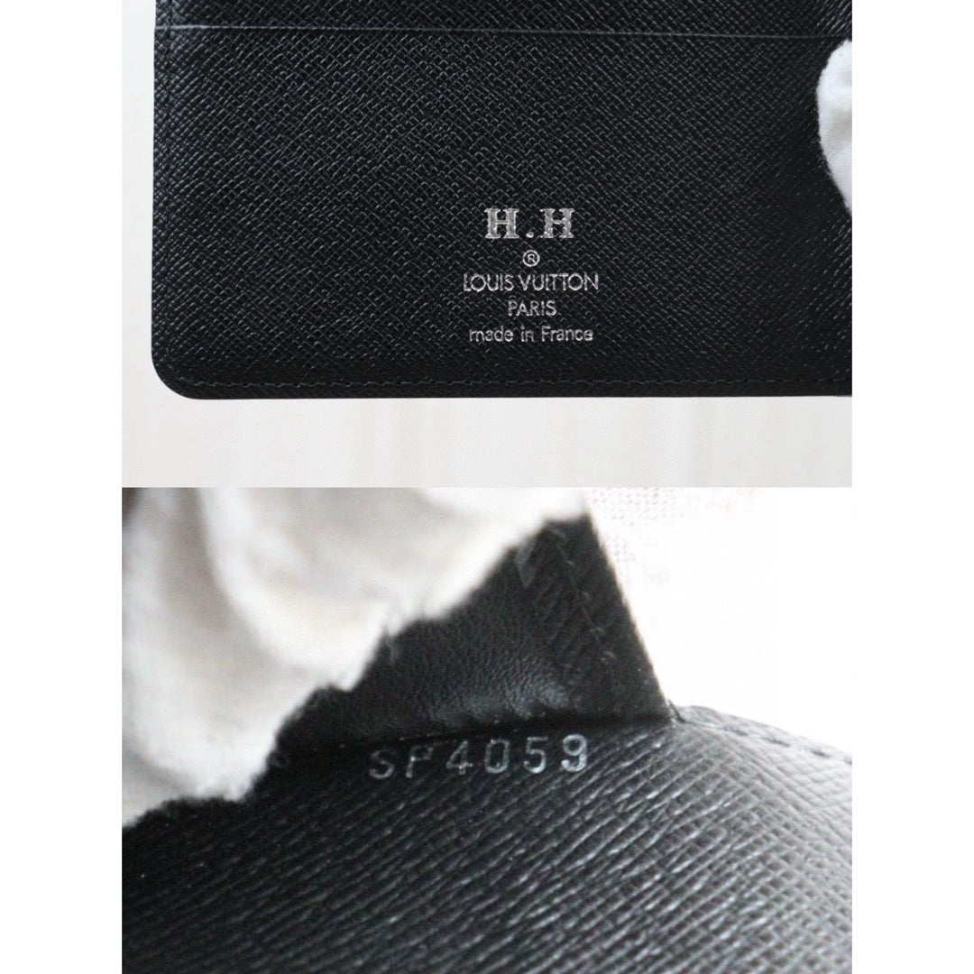 Very Good ( Rank A)｜ LV Monogram Medium Ring Agenda Cover Notebook Cover Black｜Q25021306