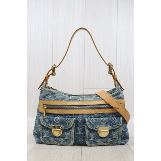 Good ( Rank AB)｜  LV Monogram Baggy Denim Shoulder Bag｜P25082712