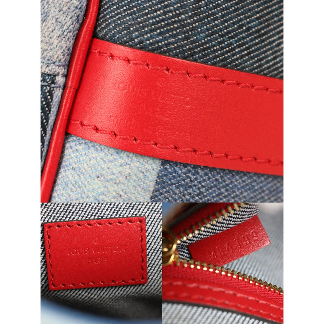 Very Good ( Rank A) ｜ LV Denim Monogram Speedy 30 Hand Bag With Shoulder Strap Limited edition｜B25030106