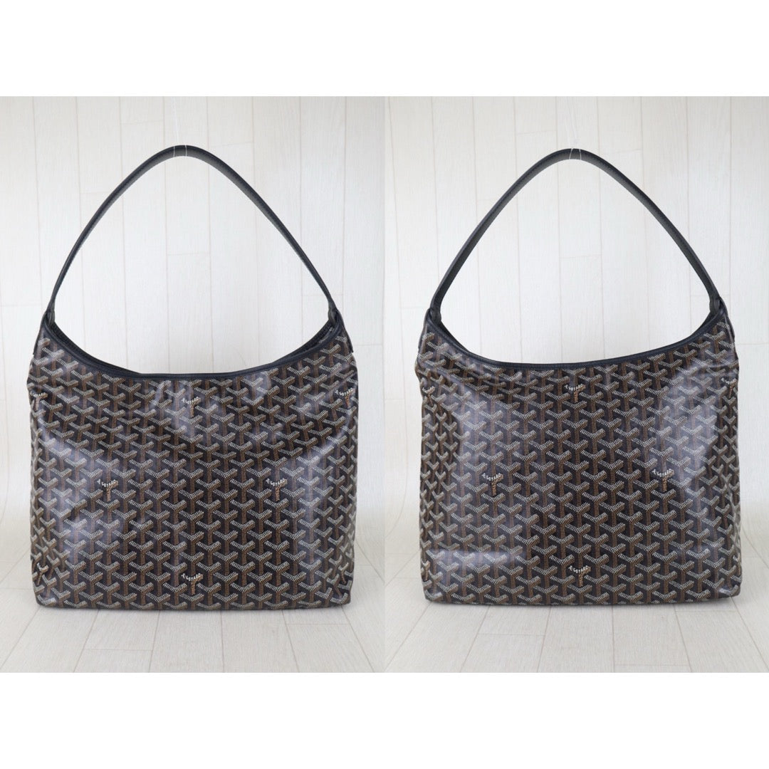 Include Entrupy Certificate of Authenticity｜Very Good ( Rank A)｜ Goyard Boheme Hobo Black｜S26022615