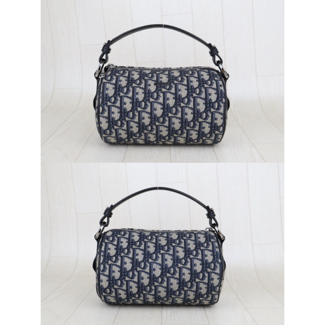 Very Good ( Rank A)｜Dior Oblique Mini Roller Handbag Shoulder Bag｜S25081502