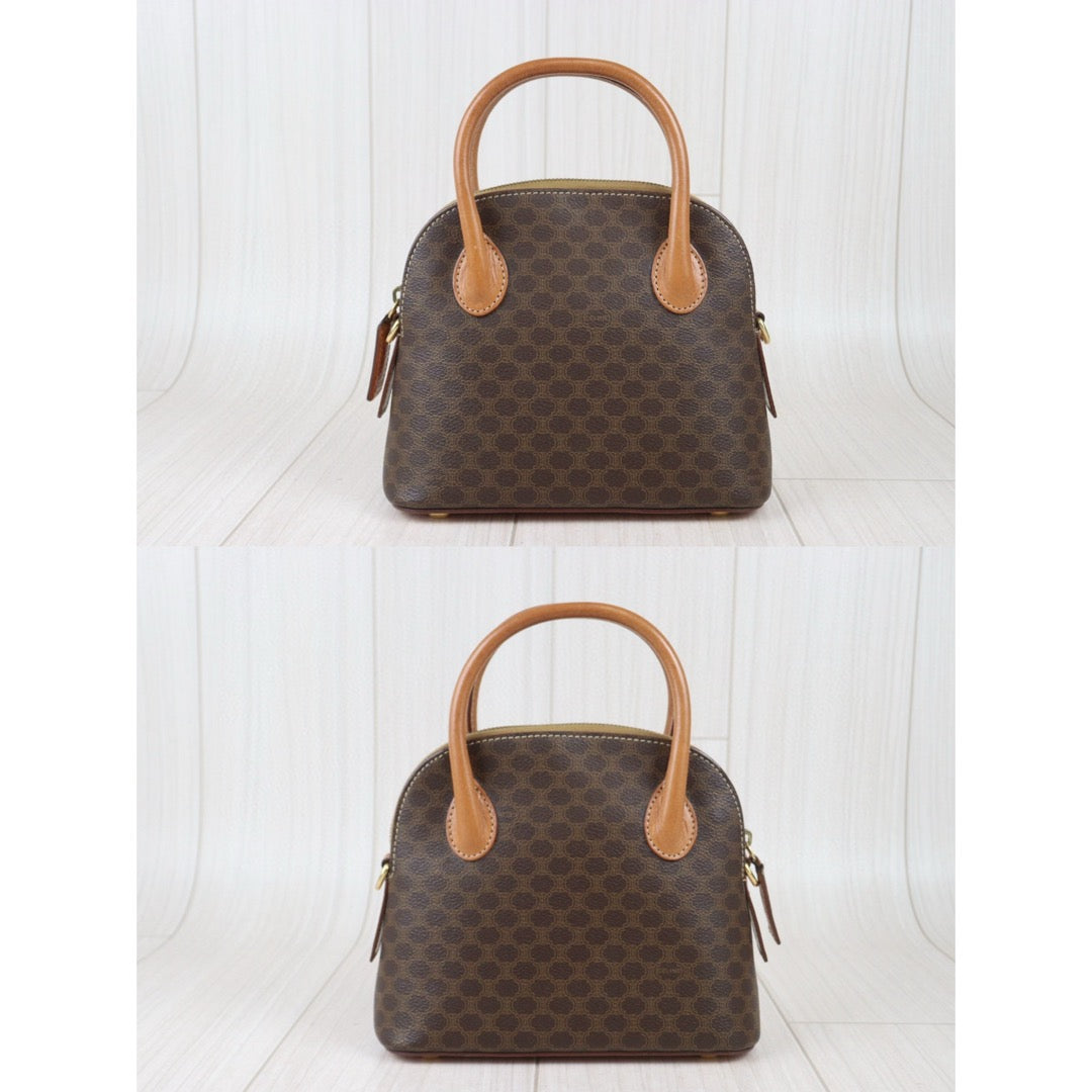 Very Good ( Rank A)｜ CELINE Macadam Bowling Bag Handbag With Shoulder Strap ｜24090515