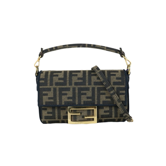 Very Good ( Rank A)｜ FENDI Mamma Baguette Chain Shoulder Bag  Gold Hardware Current Model PM｜S26020801