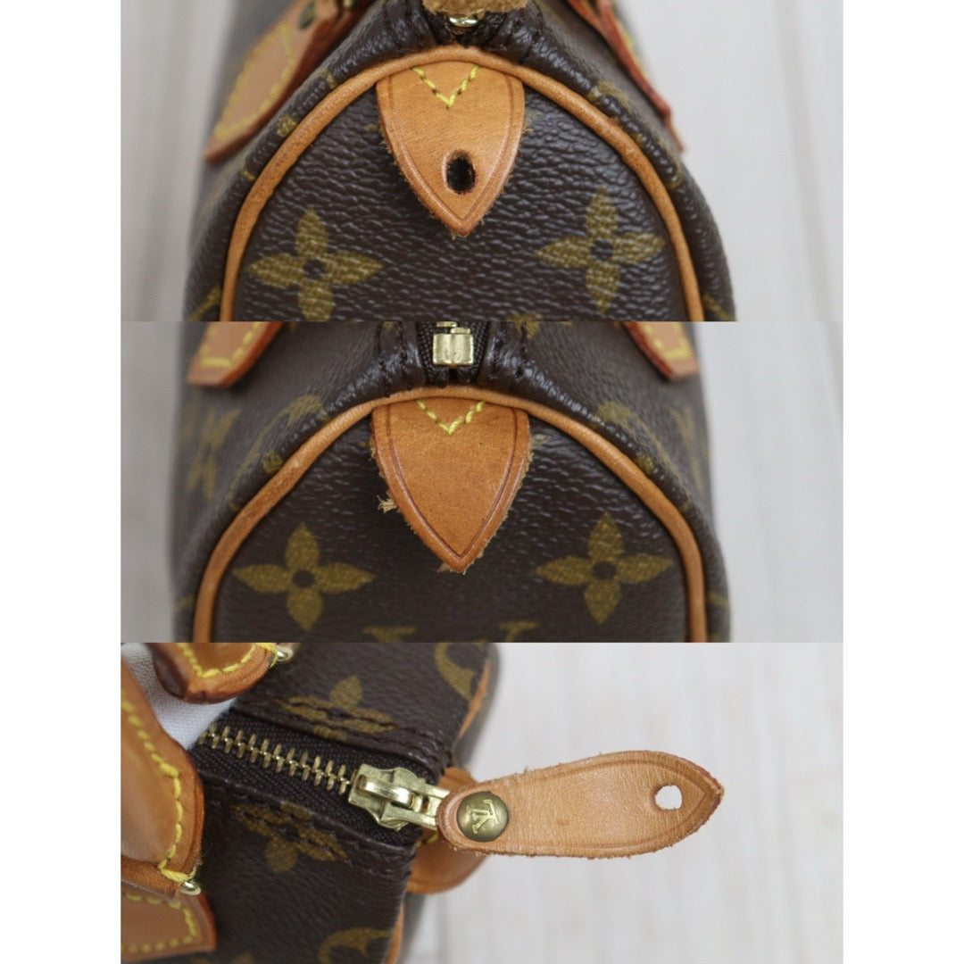 Good ( Rank AB)｜ LV Monogram Mini Speedy Handbag With Shoulderstrap｜25093003