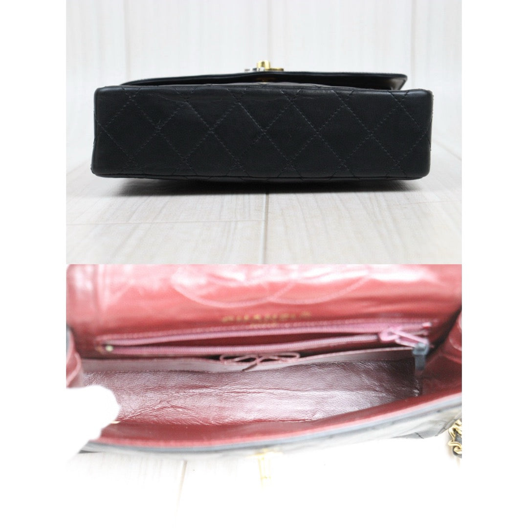 Good ( Rank AB) ｜ CHANEL Paris Limited Series Matrasse Classic Double Flap 22 Shoulder Bag Black Made In 1989-1991 Year｜25020501