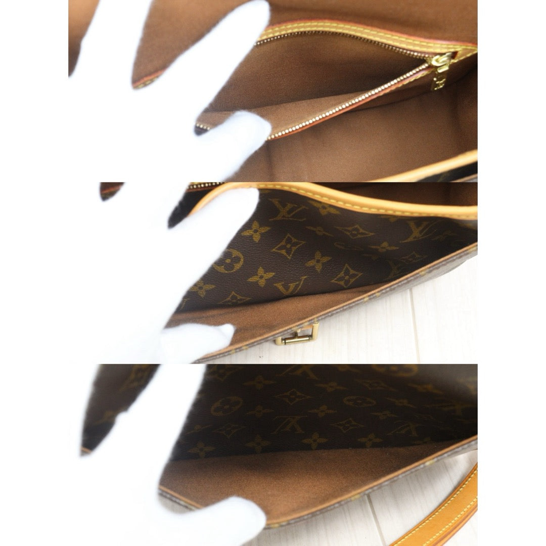 Include Entrupy Certificate of Authenticity｜Good ( Rank AB)｜Louis Vuitton Monogram Baguette Postman ShoulderBag ｜26071601