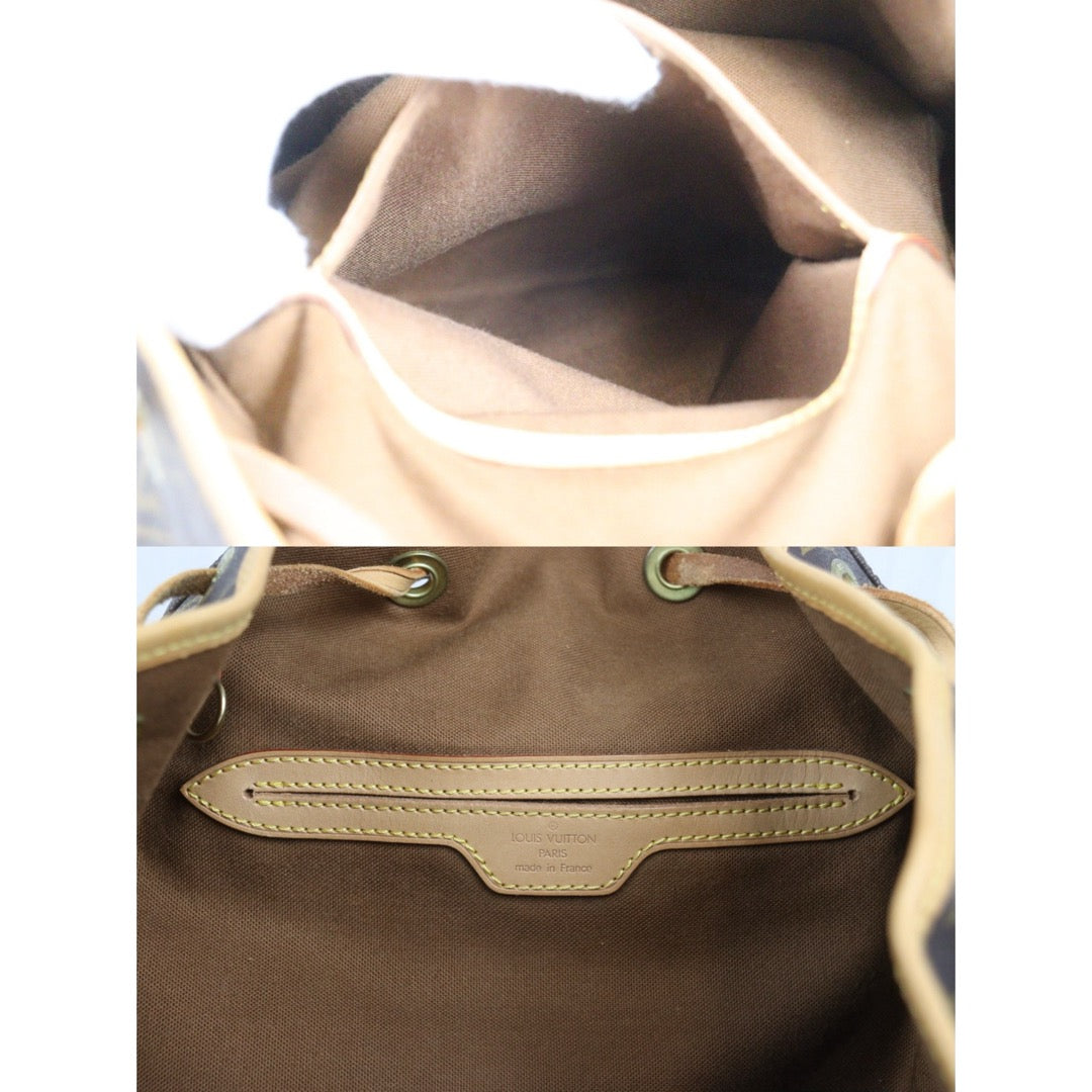 Include Entrupy Certificate of Authenticity｜Good ( Rank AB)｜ Louis Vuitton Monogram Montsouris GM Backpack｜26011404