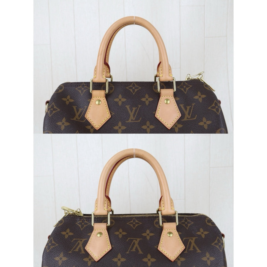 Include Entrupy Certificate of Authenticity｜Very Good ( Rank A) ｜ Louis Vuitton Monogram Speedy 25 Hand Bag With Shoulder Strap  IC Chips Model｜S26072537