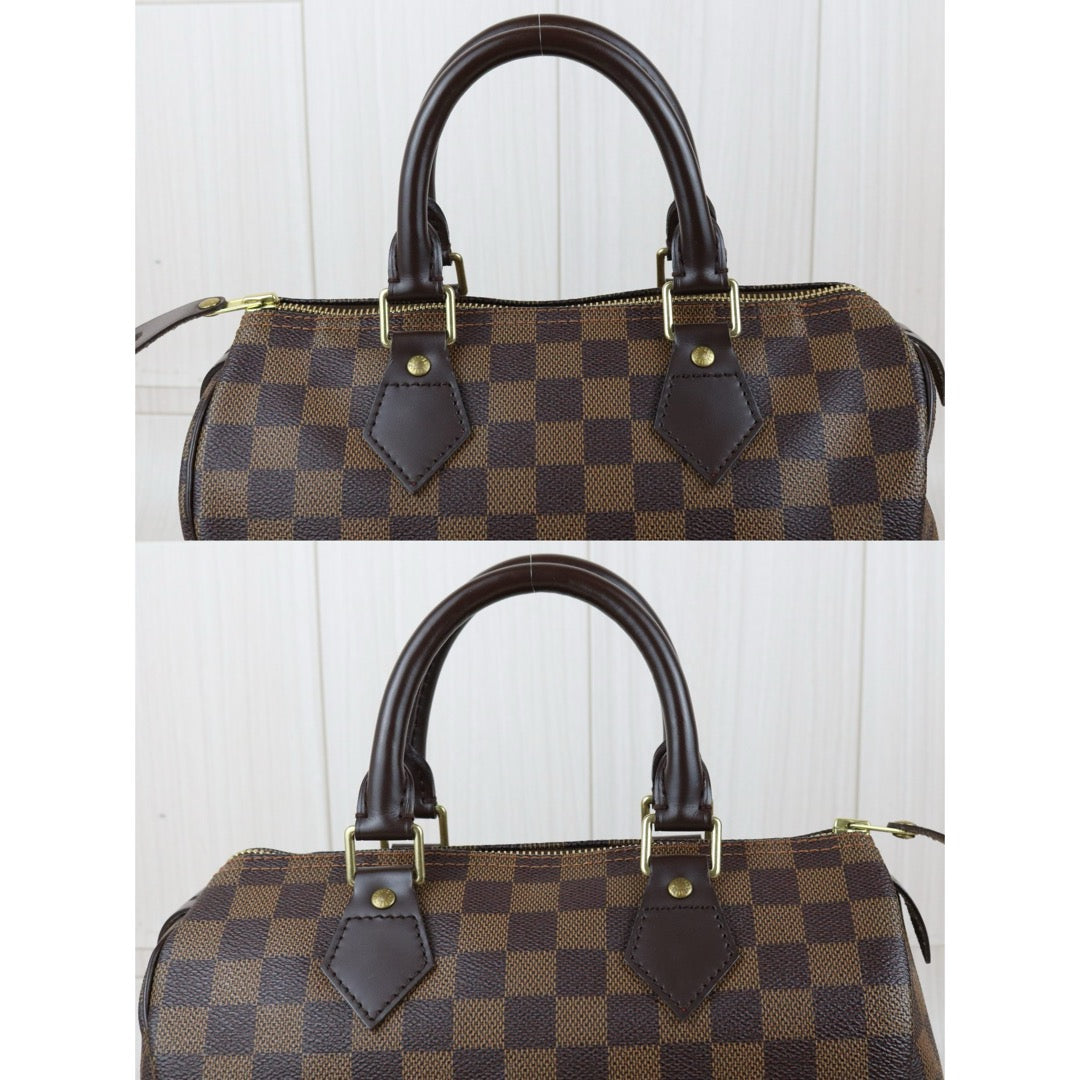 Include Entrupy Certificate of Authenticity｜Good ( Rank AB)｜ Louis Vuitton Damier Speedy 25 Hand Bag ｜X26092108