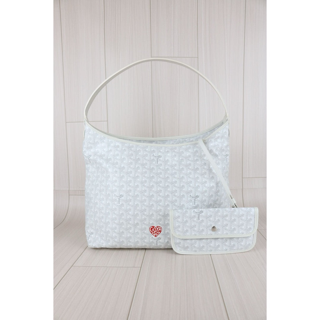 Very Good ( Rank A) ｜ Goyard Boheme Hobo Shoulder Bag White｜B25032902