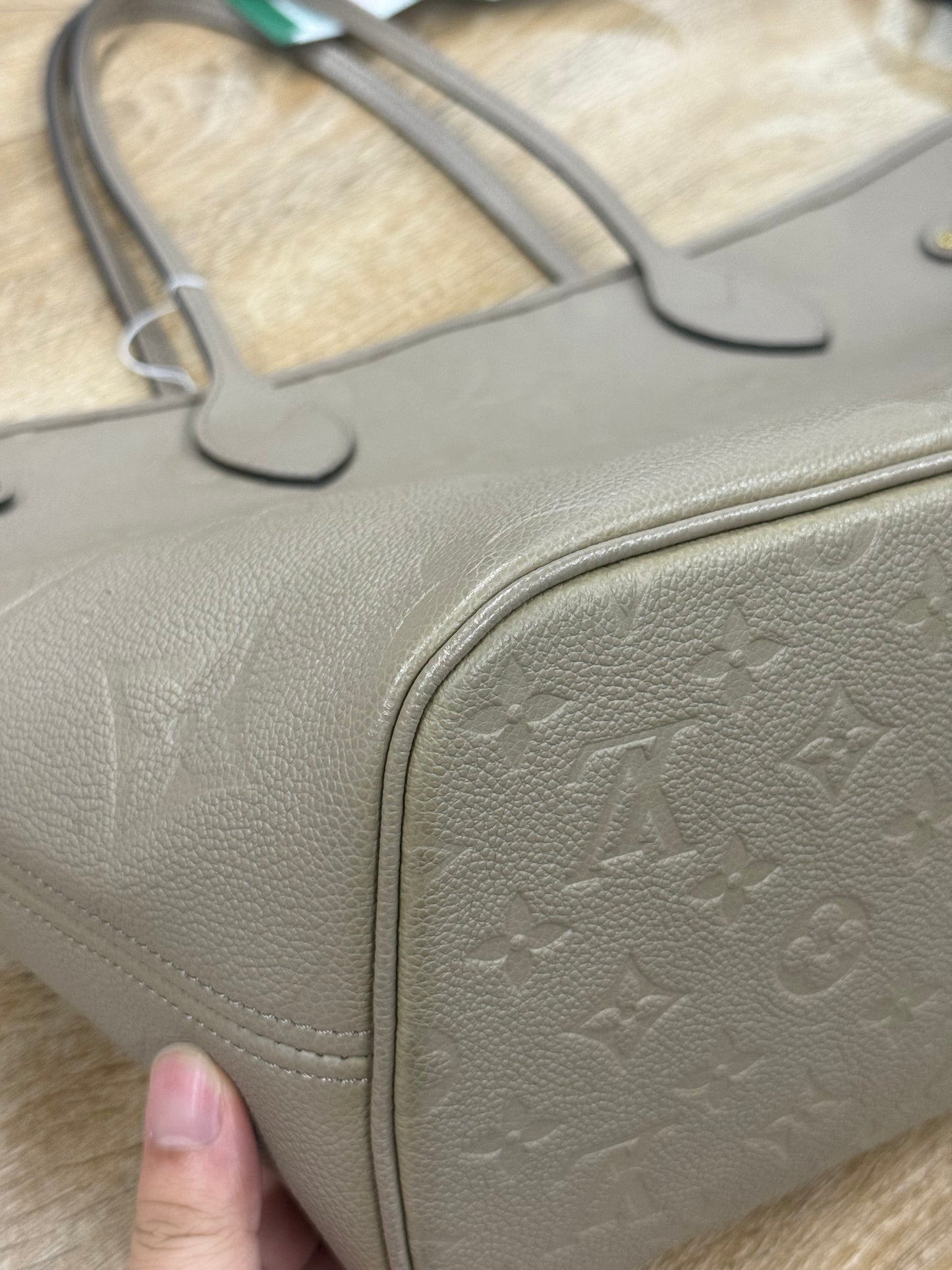 LV Full leather Neverful MM Shoulder Bag IC chips