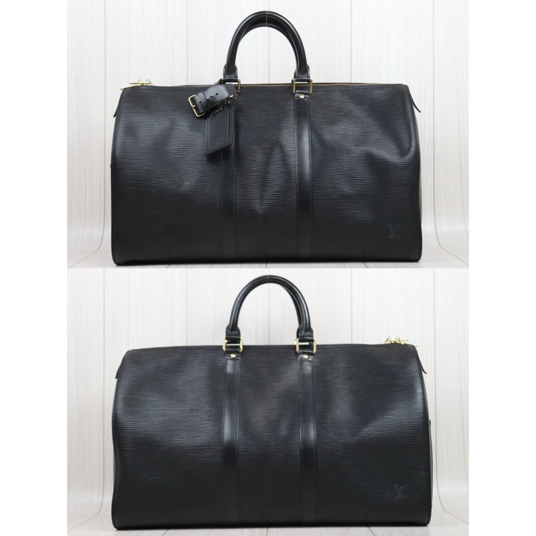 Very Good ( Rank A)｜ LV Epi Keypol Bandrière 45 Black Hand Bag｜25041412