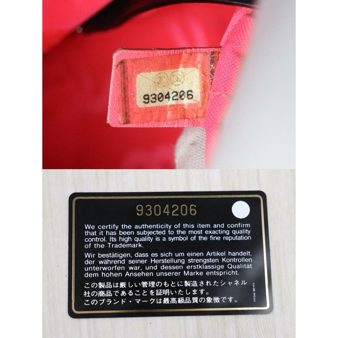 Good ( Rank AB)｜ CHANEL Cambon Line Calf Leather Mini Tote Bag Made In 2004-2005Year｜25111306