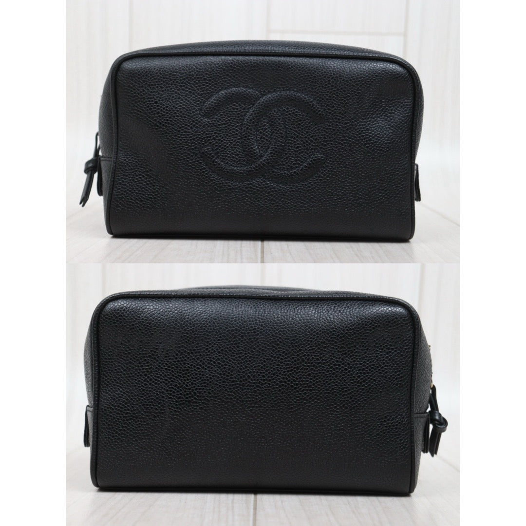 Very Good ( Rank A)｜ CHANEL Caviar Skin Vanity Handbag  Made In 1996～1997Year ｜25120607