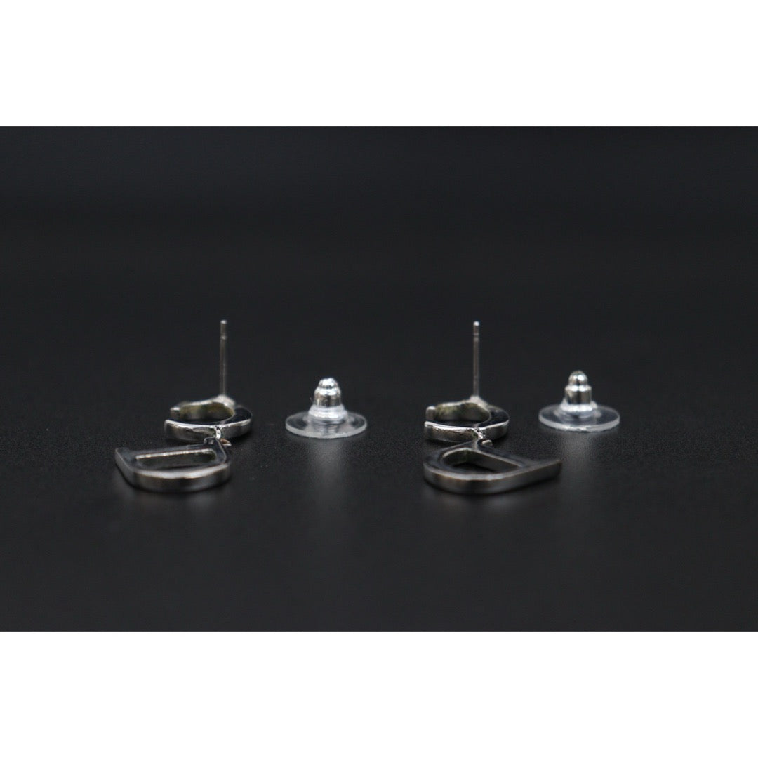 Very Good ( Rank A)｜ Dior CD Earring Silver｜V25071012