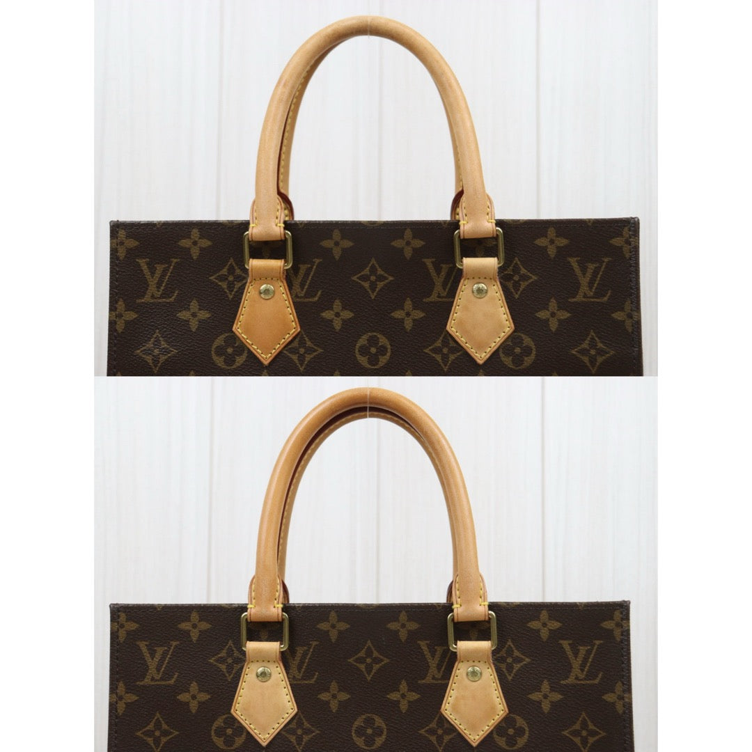 Include Entrupy Certificate of Authenticity｜Good ( Rank AB) ｜ Louis Vuitton  Monogram Sac Plat Tote HandBag Shoulder Bag PM｜26011501