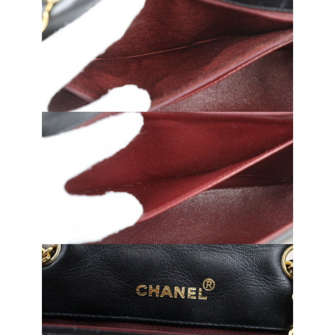 Very Good ( Rank A)｜ CHANEL Matrasse Diana 22 Lamb Skin  Chain Bag Made in 1989-1991Year｜24072505