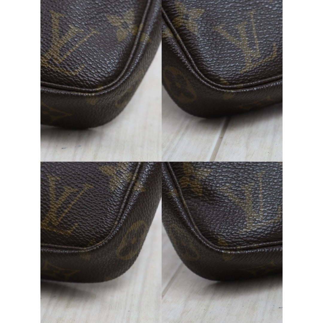 Include Entrupy Certificate of Authenticity｜Good ( Rank AB)｜Louis Vuitton Monogram Pochette Accessoire  ｜26081810