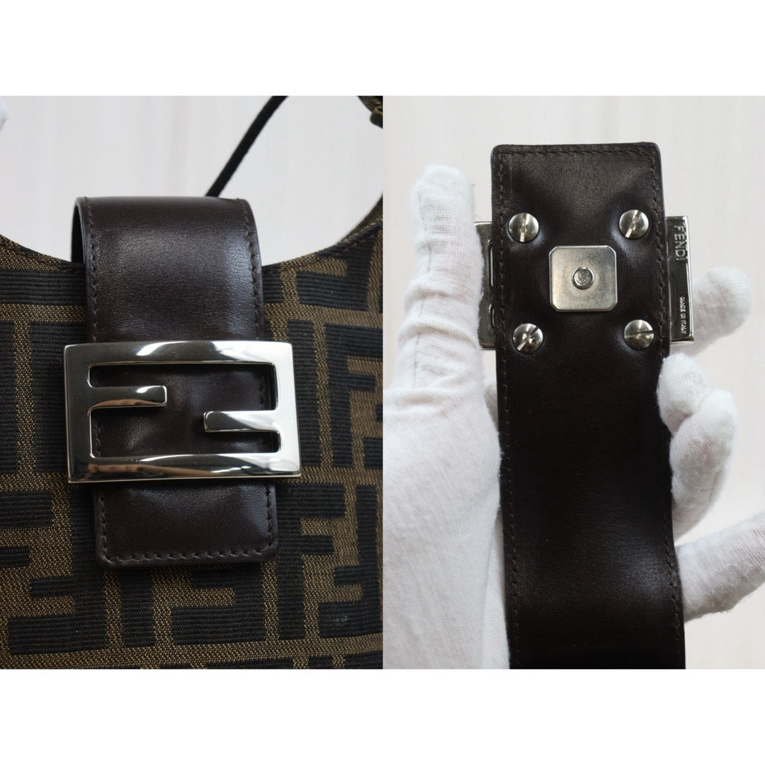 Very Good ( Rank A)｜ FENDI Zucca Mini Potato Case Shoulder Bag ｜25080709