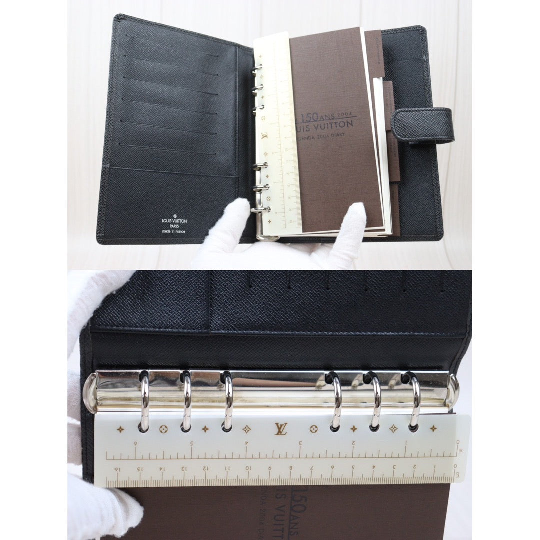 Rank A ｜ LV Calf Skin  Agenda MM Notebook Cover ｜Q24050629