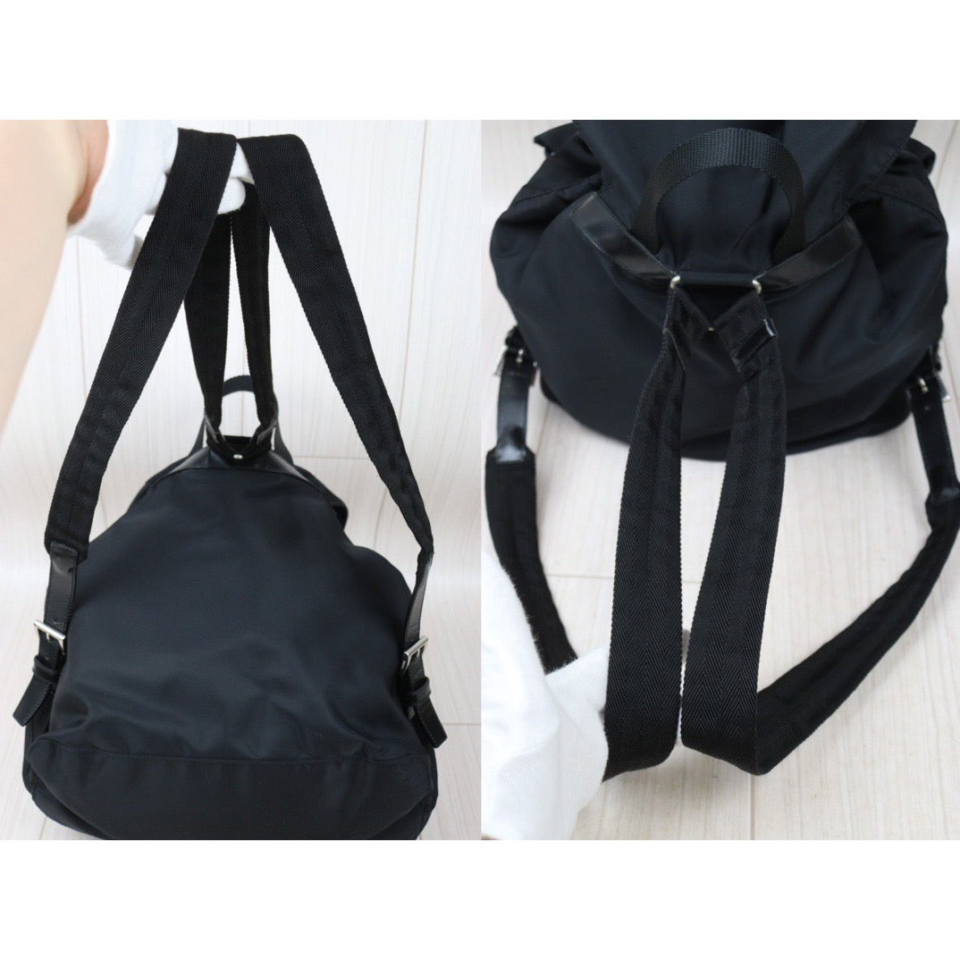 Rank A｜Prada Nylon Backpack Medium Black｜24061113