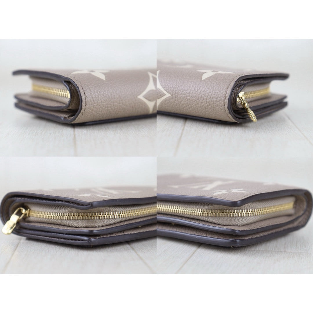 Include Entrupy Certificate of Authenticity｜Very Good ( Rank A)｜ Louis Vuitton Monogram Wallet Etoupe Gray IC Chips Model｜S26072522