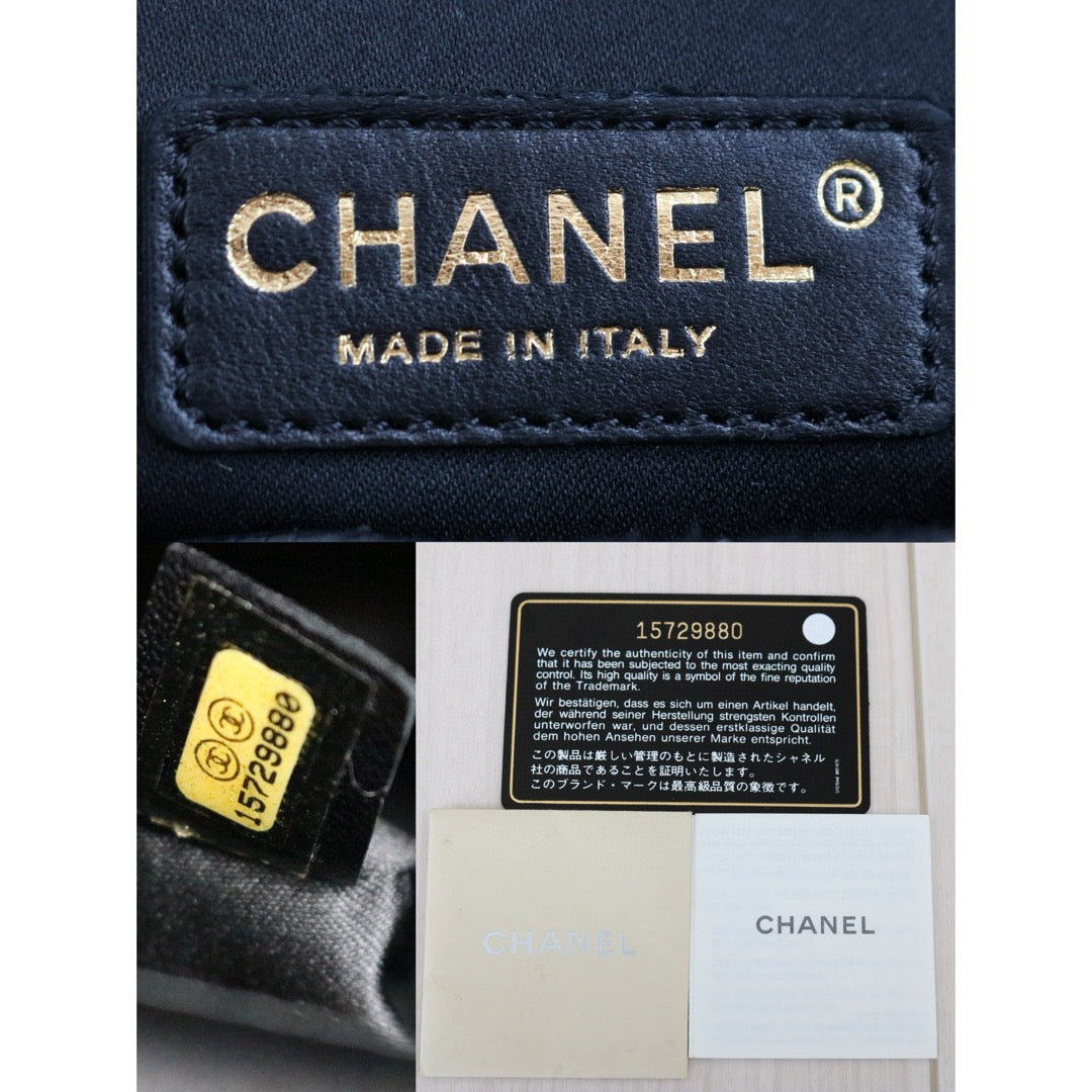 Good ( Rank AB)｜ CHANEL Matrasse GST Chain Tote Bag Caviar Skin Black  Made In 2011 Year｜S24111811