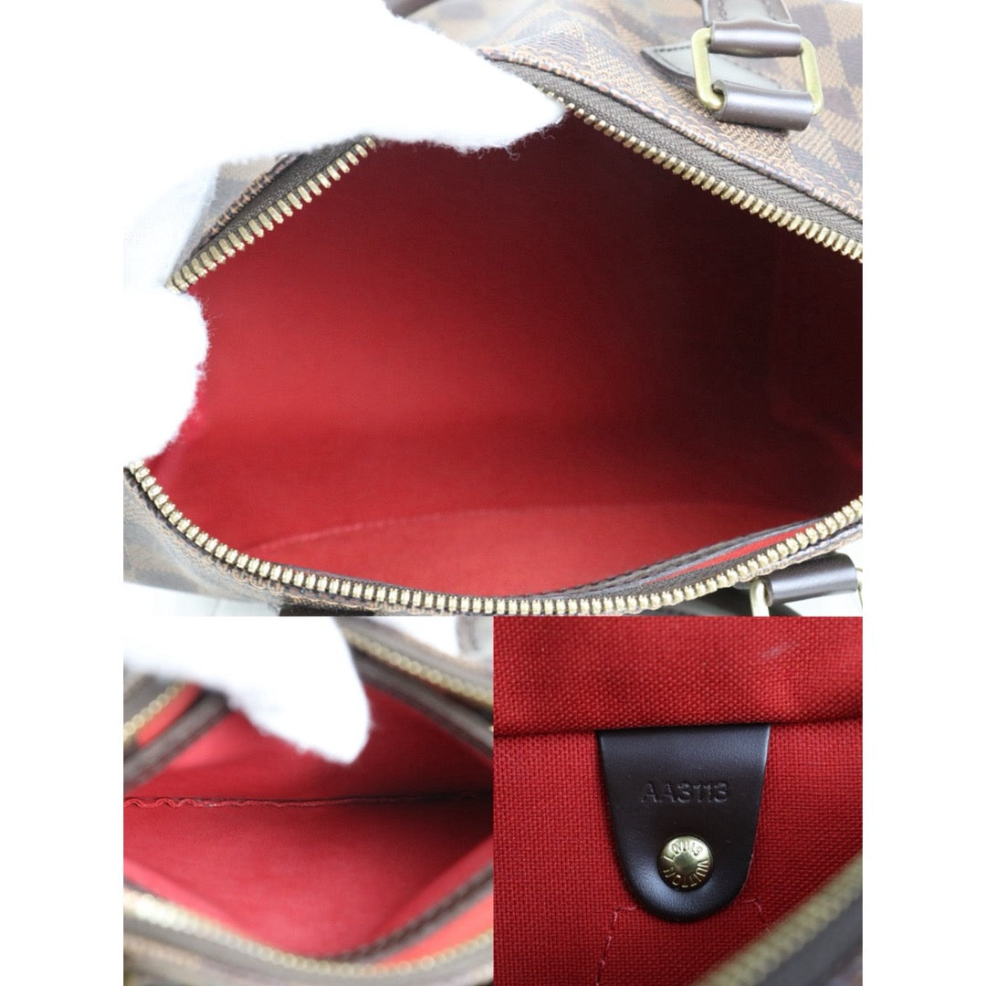 Include Entrupy Certificate of Authenticity｜Good ( Rank AB)｜ Louis Vuitton Damier Speedy 25 Hand Bag With Shoulder Strap ｜S26061503