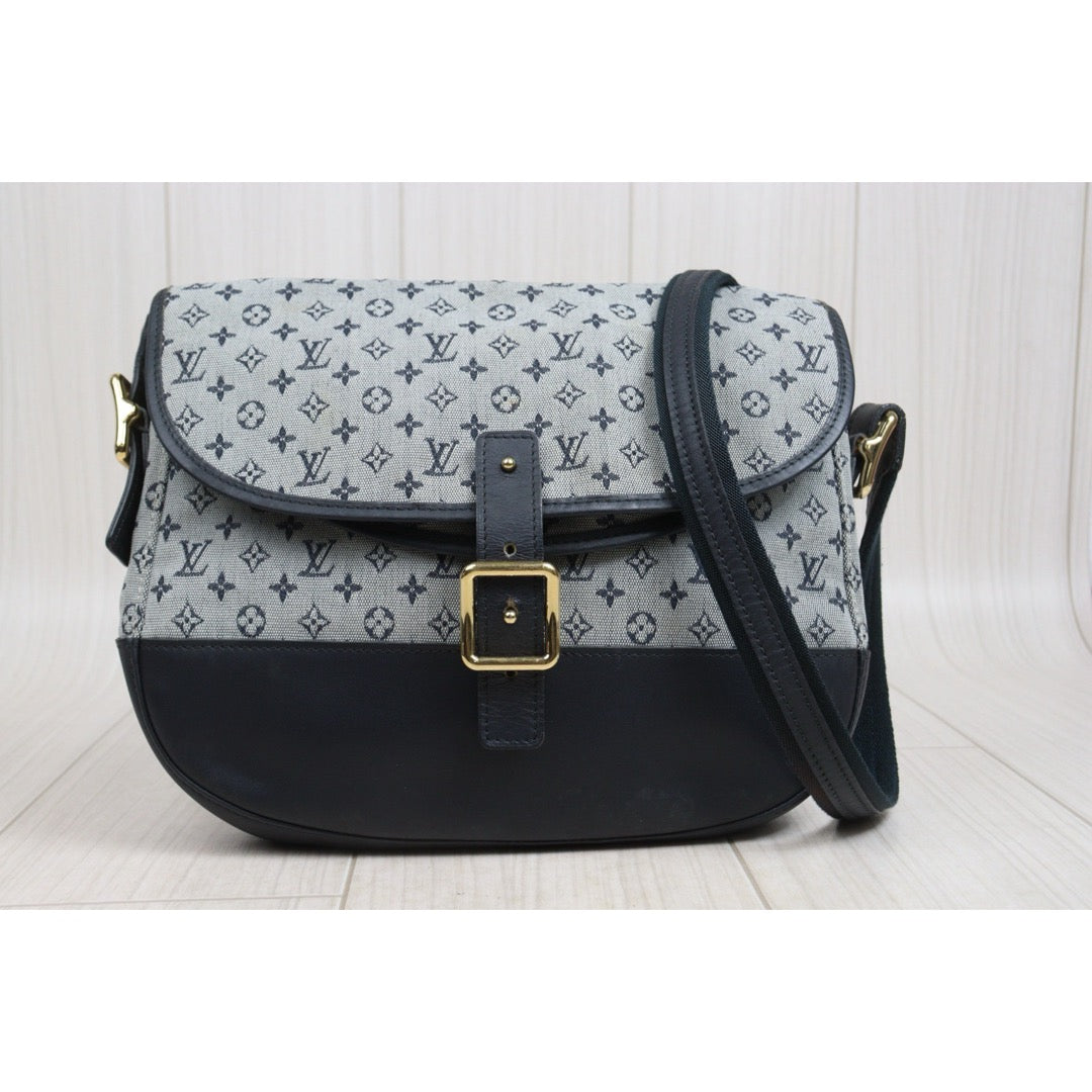 Include Entrupy Certificate of Authenticity｜Good ( Rank AB) ｜  Louis Vuitton Monogram Denim  Blue Shoulder Bag  ｜26050801