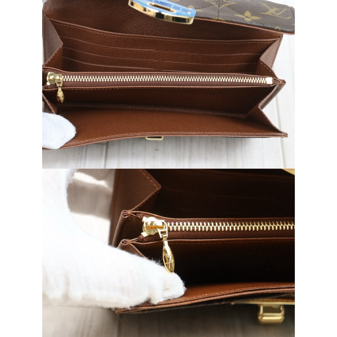 Include Entrupy Certificate of Authenticity｜Very Good ( Rank A)｜Louis Vuitton Monogram Portefeuille Long Style Wallet ｜26040208