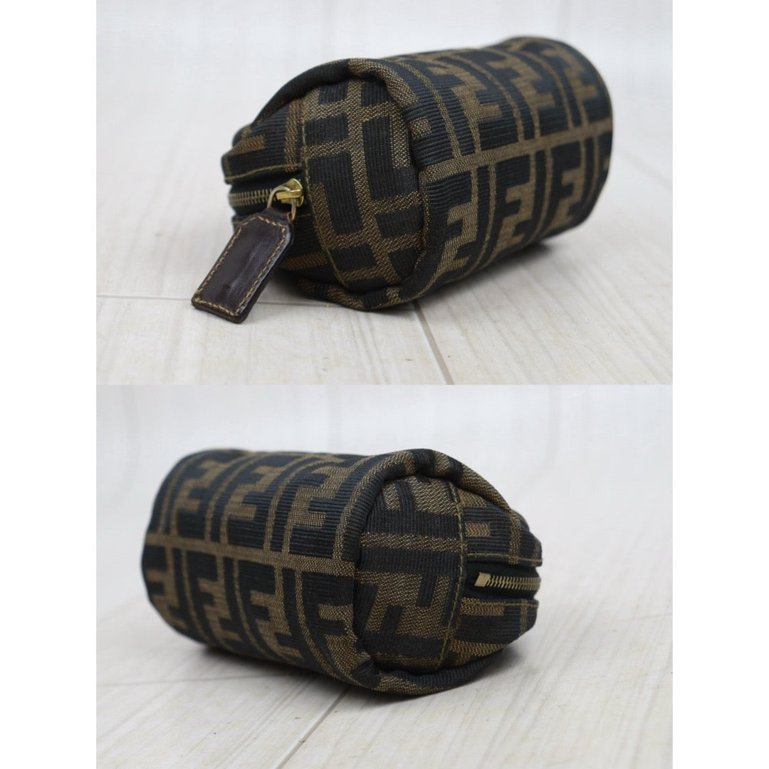 Good ( Rank AB)｜ FENDI  Zucca Mamma Cosmetic Pouch ｜25090107