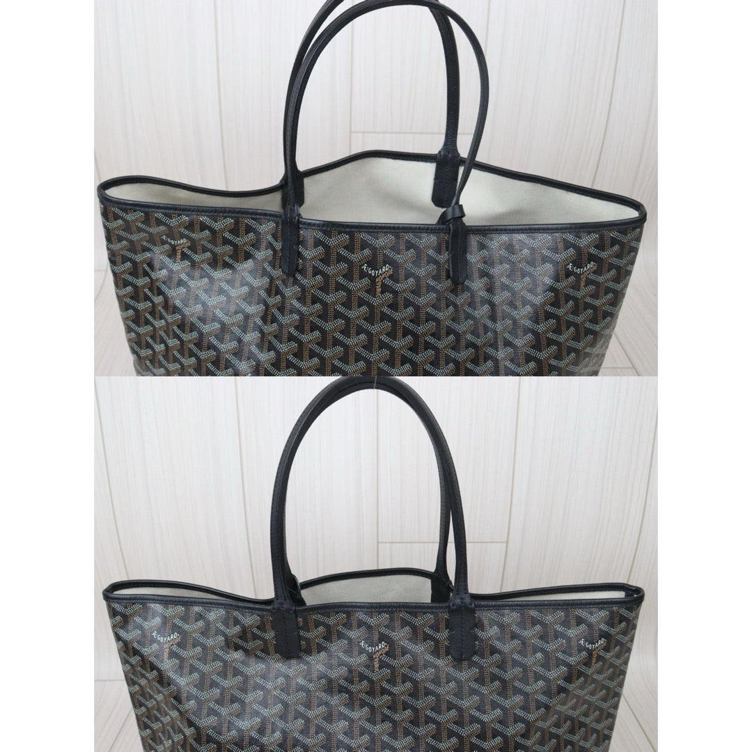 Very Good ( Rank A) ｜ Goyard Saint-Louis PM Tote Bag Black｜S24092814