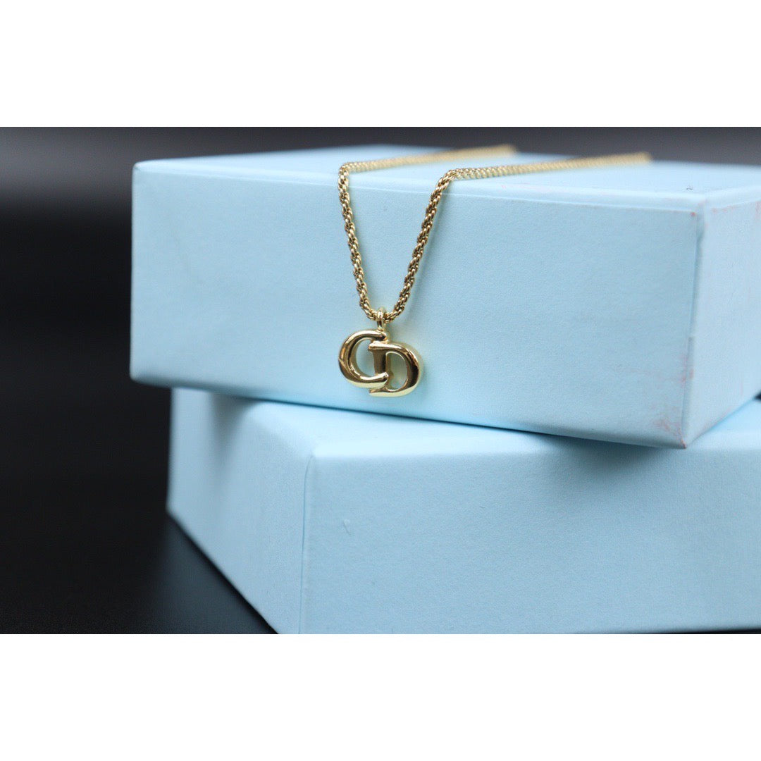 Rank SA ｜ Dior CD Necklace Gold Plated ｜24013003