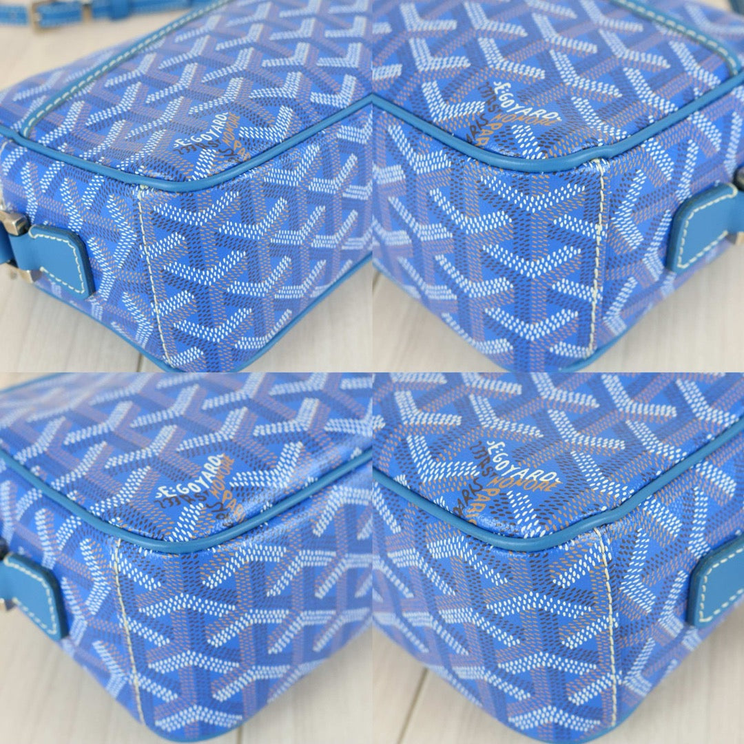 Very Good ( Rank A) ｜ Goyard Cap Vert Shoulder Bag Blue｜X25120603