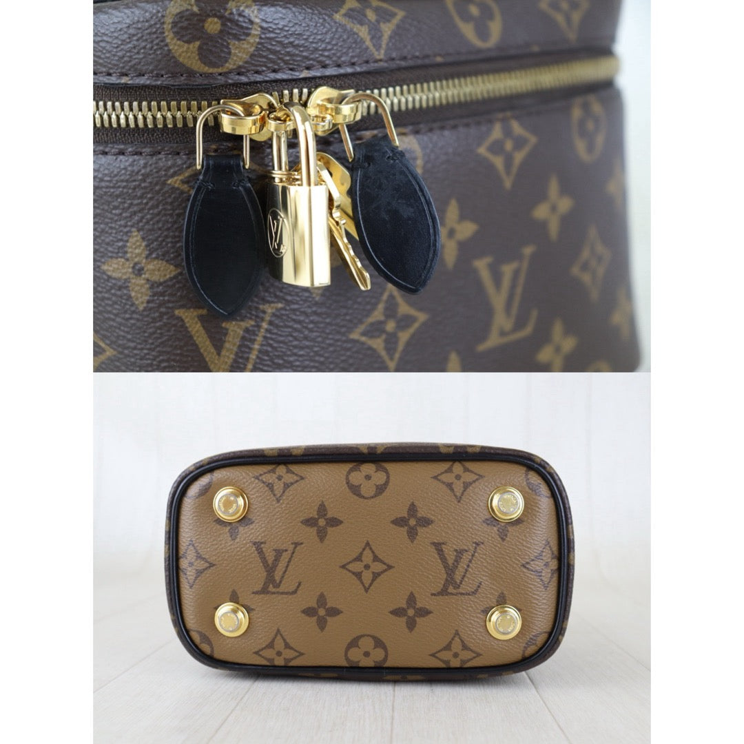 Include Entrupy Certificate of Authenticity｜Very Good ( Rank A) ｜Louis Vuitton Monogram Vanity PM Chain Bag IC Chips Model｜Z26101208