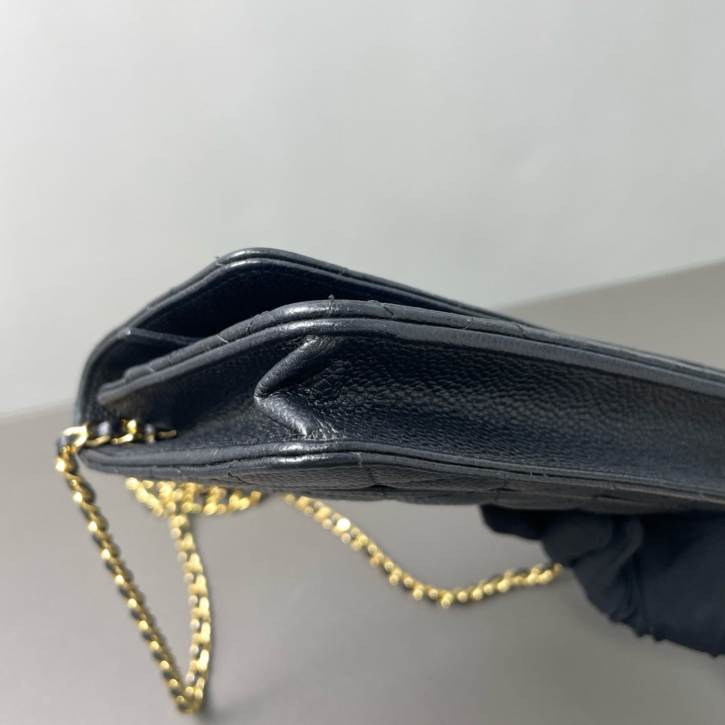 Third installment 3/4｜ CHANEL Matrasse Chain Caviar Skin WOC19 Shoulder Bag Black Made In 2018Year
