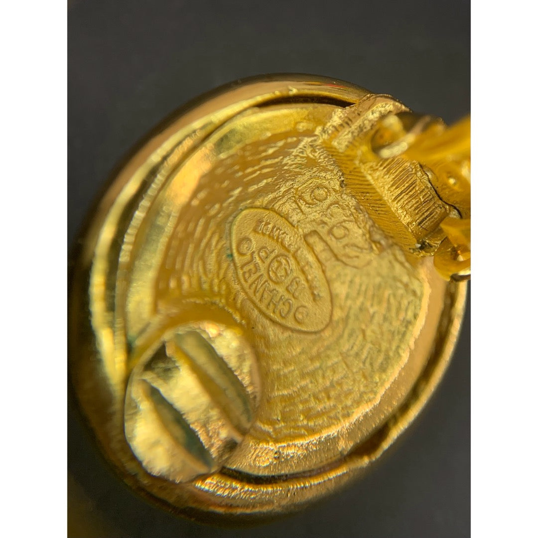 Very Good ( Rank A)｜CHANEL Coco Mark Vintage  Gold Plating  Earring Made In 1993Year ｜25122303