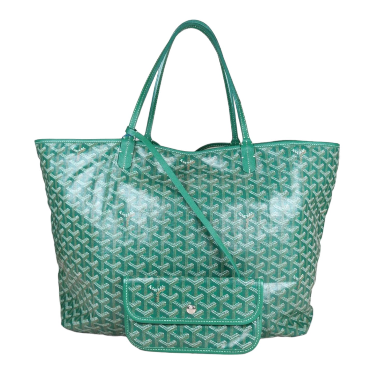 Rank A ｜ Goyard Saint-Louis GM Tote Bag Green｜S24071102