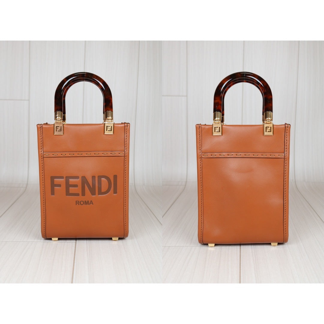 Very Good ( Rank A)｜ FENDI Sunshine MINI Tote Bag Shoulder Bag  ｜S24071503