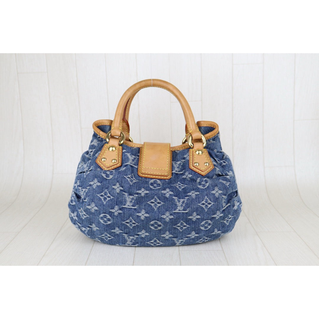 Good ( Rank AB)｜  LV Monogram Denim Pleaty Hand Bag ｜S25011503