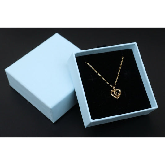 Very Good ( Rank A) ｜ Dior CD  Heart Necklace Golden Plated ｜V25110621