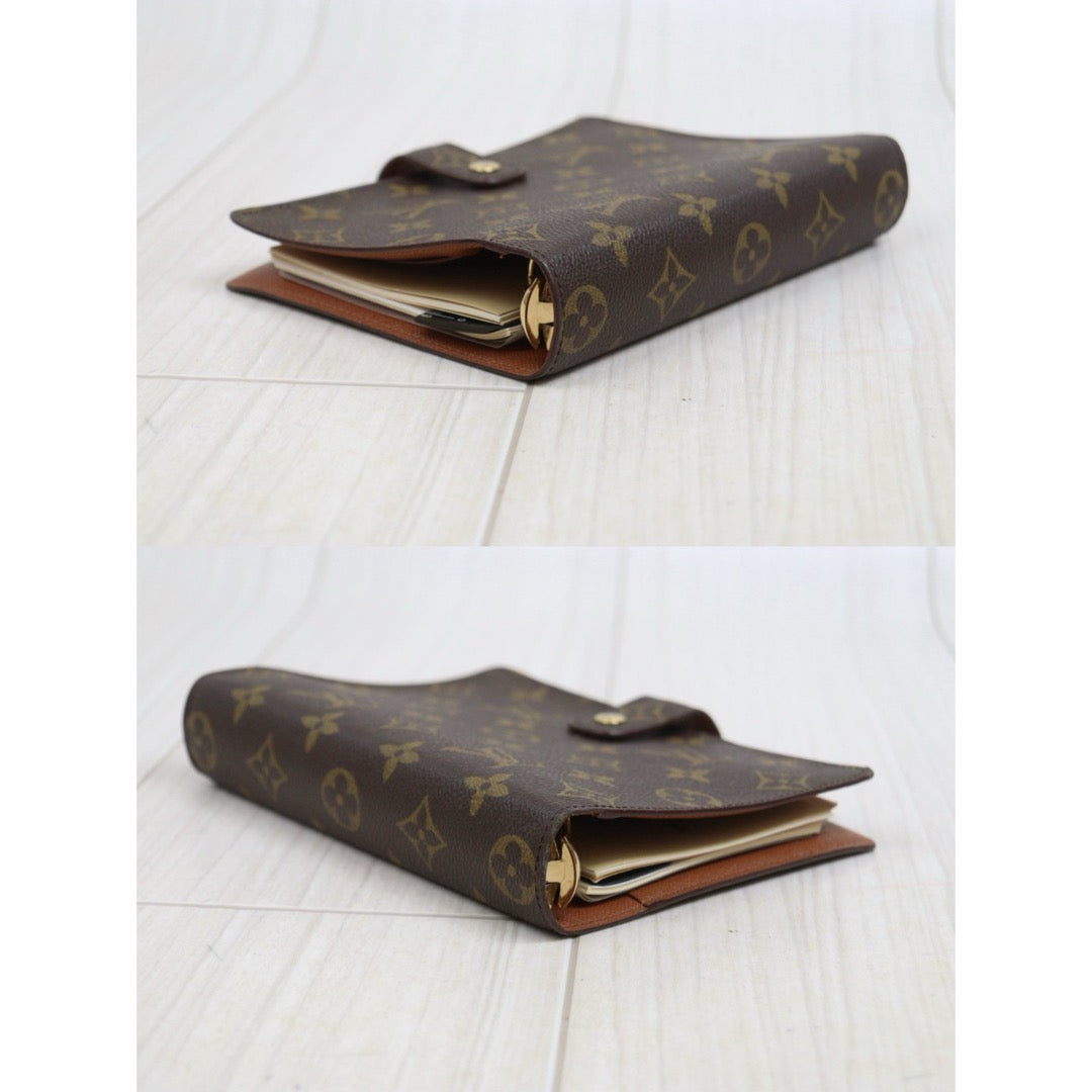 Include Entrupy Certificate of Authenticity｜Very Good ( Rank A)｜ Louis Vuitton Monogram Agenda MM Notebook Cover ｜26052705