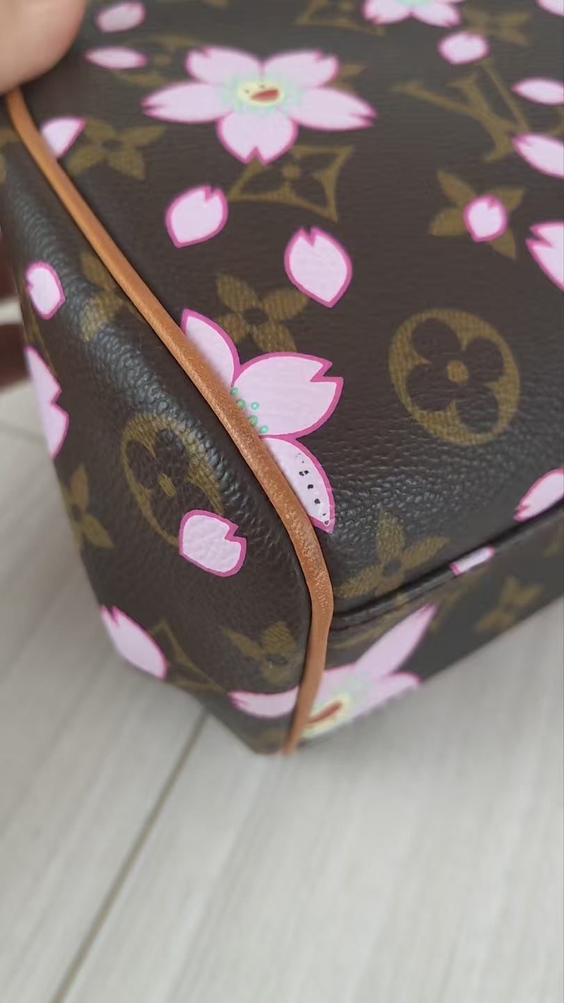 LV Monogram Takashi Murakami Sakura Handbag