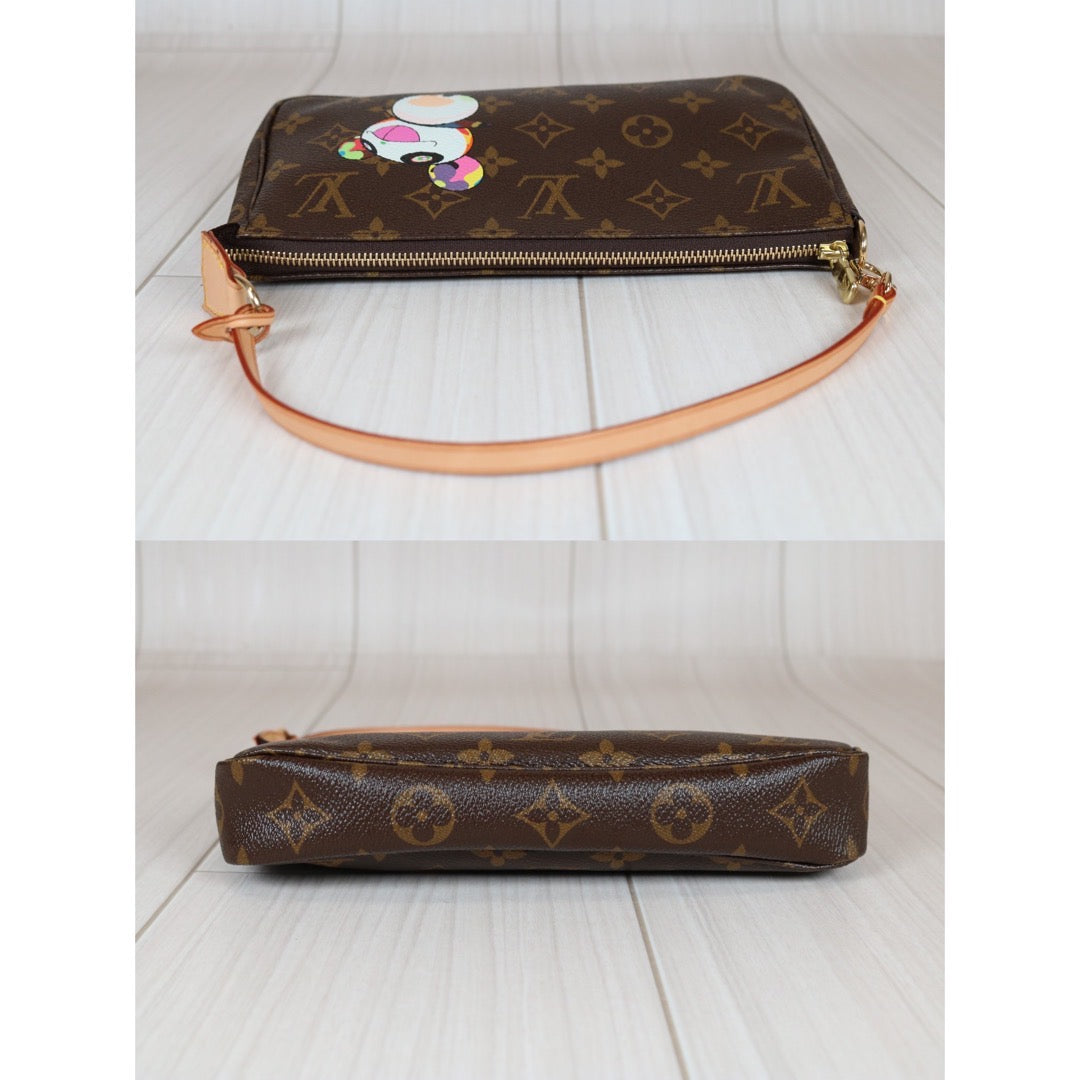 Rank SA ｜ LV Takashi Murakam Panda Monogram Pochette Accessoires ｜S24071501